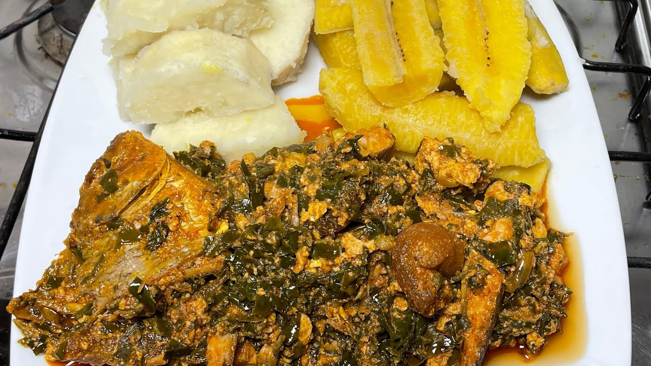 •Assorted Meat Kontomire Stew .	GHS 110 (With a side of Plain rice/ Boiled yam/ Boiled plantain/potato)